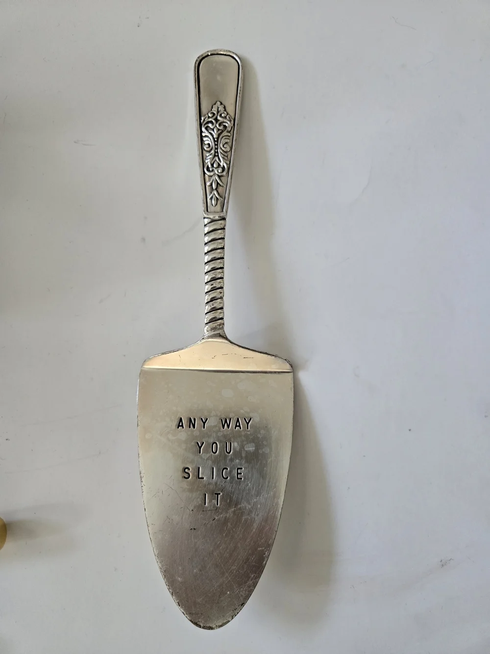 Silver Cake Server - Any Way You Slice It